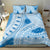 Bula Fiji Classic Masi Tapa Bedding Set Turquoise - Polynesian Pride