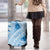 Bula Fiji Classic Masi Tapa Luggage Cover Turquoise - Polynesian Pride