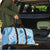 Bula Fiji Classic Masi Tapa Travel Bag Turquoise - Polynesian Pride