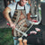 Bula Fiji Classic Masi Tapa Apron Vintage Brown - Polynesian Pride