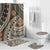 Bula Fiji Classic Masi Tapa Bathroom Set Vintage Brown - Polynesian Pride