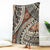 Bula Fiji Classic Masi Tapa Blanket Vintage Brown - Polynesian Pride