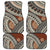 Bula Fiji Classic Masi Tapa Car Mats Vintage Brown - Polynesian Pride