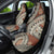 Bula Fiji Classic Masi Tapa Car Seat Cover Vintage Brown - Polynesian Pride