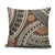 Bula Fiji Classic Masi Tapa Pillow Cover Vintage Brown - Polynesian Pride