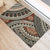 Bula Fiji Classic Masi Tapa Rubber Doormat Vintage Brown - Polynesian Pride