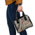 Bula Fiji Classic Masi Tapa Shoulder Handbag Vintage Brown - Polynesian Pride