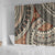 Bula Fiji Classic Masi Tapa Shower Curtain Vintage Brown - Polynesian Pride