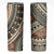 Bula Fiji Classic Masi Tapa Skinny Tumbler Vintage Brown - Polynesian Pride