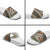 Bula Fiji Classic Masi Tapa Slide Sandals Vintage Brown - Polynesian Pride