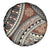 Bula Fiji Classic Masi Tapa Spare Tire Cover Vintage Brown - Polynesian Pride