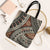 Bula Fiji Classic Masi Tapa Tote Bag Vintage Brown - Polynesian Pride