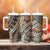 Bula Fiji Classic Masi Tapa Tumbler With Handle Vintage Brown - Polynesian Pride