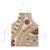 Bula Fiji Classic Masi Tapa Apron Vintage Beige - Polynesian Pride