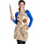 Bula Fiji Classic Masi Tapa Apron Vintage Beige - Polynesian Pride