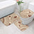 Bula Fiji Classic Masi Tapa Bathroom Set Vintage Beige - Polynesian Pride