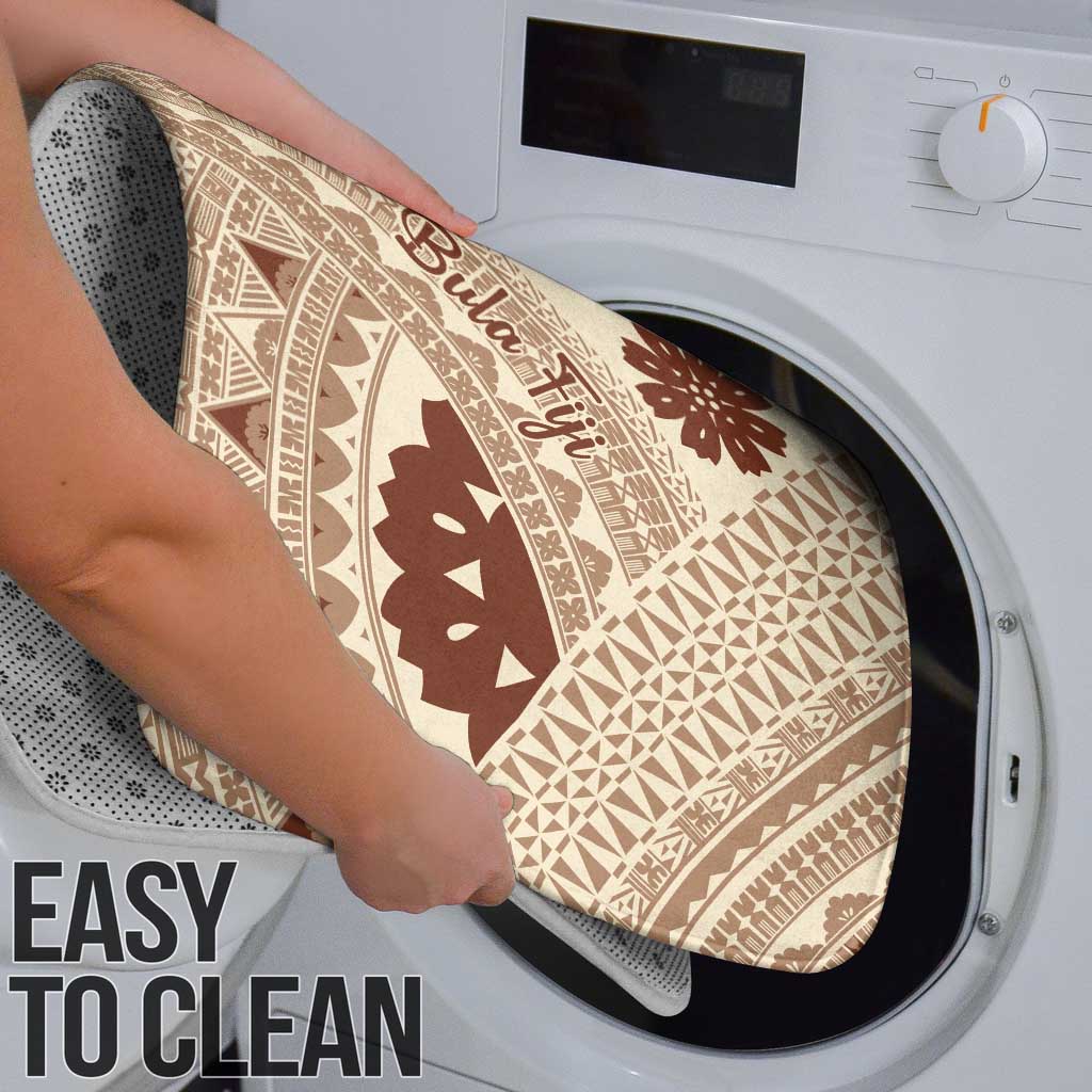 Bula Fiji Classic Masi Tapa Bathroom Set Vintage Beige - Polynesian Pride