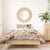 Bula Fiji Classic Masi Tapa Bedding Set Vintage Beige - Polynesian Pride