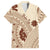 Bula Fiji Classic Masi Tapa Hawaiian Shirt Vintage Beige - Polynesian Pride