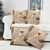 Bula Fiji Classic Masi Tapa Pillow Cover Vintage Beige - Polynesian Pride