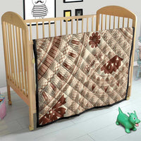 Bula Fiji Classic Masi Tapa Quilt Vintage Beige - Polynesian Pride