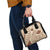 Bula Fiji Classic Masi Tapa Shoulder Handbag Vintage Beige - Polynesian Pride