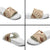 Bula Fiji Classic Masi Tapa Slide Sandals Vintage Beige - Polynesian Pride