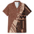 Bula Fiji Hawaiian Shirt Tribal Masi Tapa - Brown LT7 Brown - Polynesian Pride
