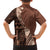 Bula Fiji Hawaiian Shirt Tribal Masi Tapa - Brown LT7 - Polynesian Pride