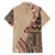 Bula Fiji Hawaiian Shirt Tribal Masi Tapa - Beige LT7 - Polynesian Pride