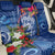 Guam Christmas Back Car Seat Cover Turtle Mix Tapa Felis Pasgua LT7 - Polynesian Pride