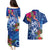 Guam Christmas Couples Matching Puletasi Dress and Hawaiian Shirt Turtle Mix Tapa Felis Pasgua LT7 - Polynesian Pride