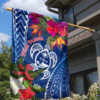 Guam Christmas Garden Flag Turtle Mix Tapa Felis Pasgua LT7 - Polynesian Pride