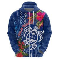 Guam Christmas Hoodie Turtle Mix Tapa Felis Pasgua LT7 - Polynesian Pride
