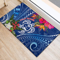 Guam Christmas Rubber Doormat Turtle Mix Tapa Felis Pasgua LT7 - Polynesian Pride