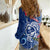 Guam Christmas Women Casual Shirt Turtle Mix Tapa Felis Pasgua LT7 - Polynesian Pride