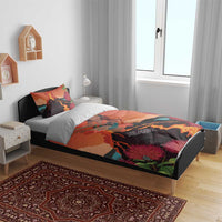 Hawaii Kilauea Volcano Bedding Set Pele Goddess