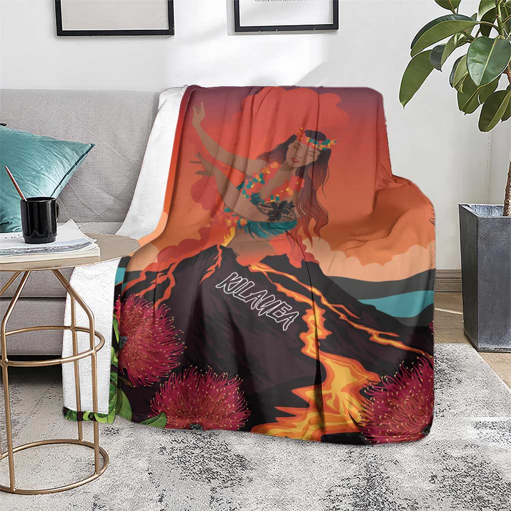 Hawaii Kilauea Volcano Blanket Pele Goddess