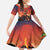 Hawaii Kilauea Volcano Family Matching Summer Maxi Dress and Hawaiian Shirt Pele Goddess