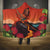 Hawaii Kilauea Volcano Hooded Blanket Pele Goddess