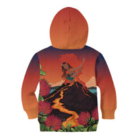 Hawaii Kilauea Volcano Kid Hoodie Pele Goddess