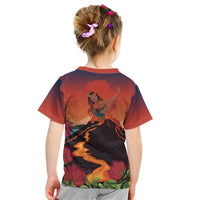 Hawaii Kilauea Volcano Kid T Shirt Pele Goddess