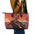 Hawaii Kilauea Volcano Leather Tote Bag Pele Goddess