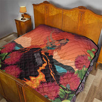 Hawaii Kilauea Volcano Quilt Pele Goddess
