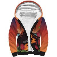 Hawaii Kilauea Volcano Sherpa Hoodie Pele Goddess
