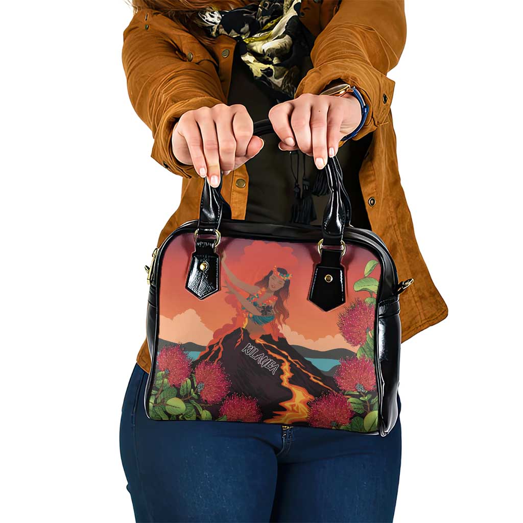Hawaii Kilauea Volcano Shoulder Handbag Pele Goddess LT7 One Size Colorful - Polynesian Pride
