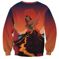 Hawaii Kilauea Volcano Sweatshirt Pele Goddess