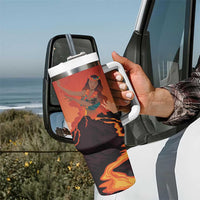 Hawaii Kilauea Volcano Tumbler With Handle Pele Goddess