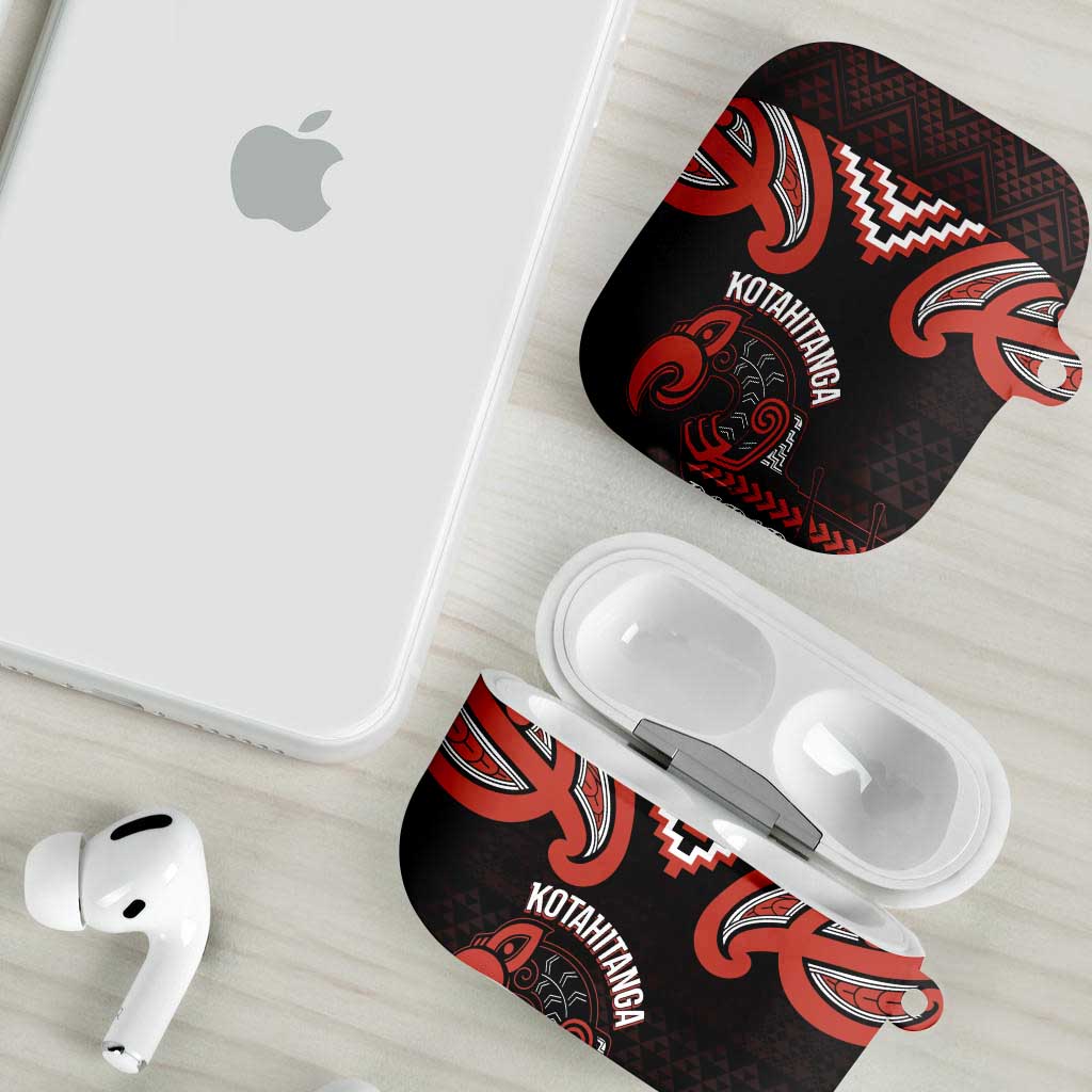 Maori Waitangi AirPods Case Kotahitanga Poutama Mix Whakairo - Polynesian Pride