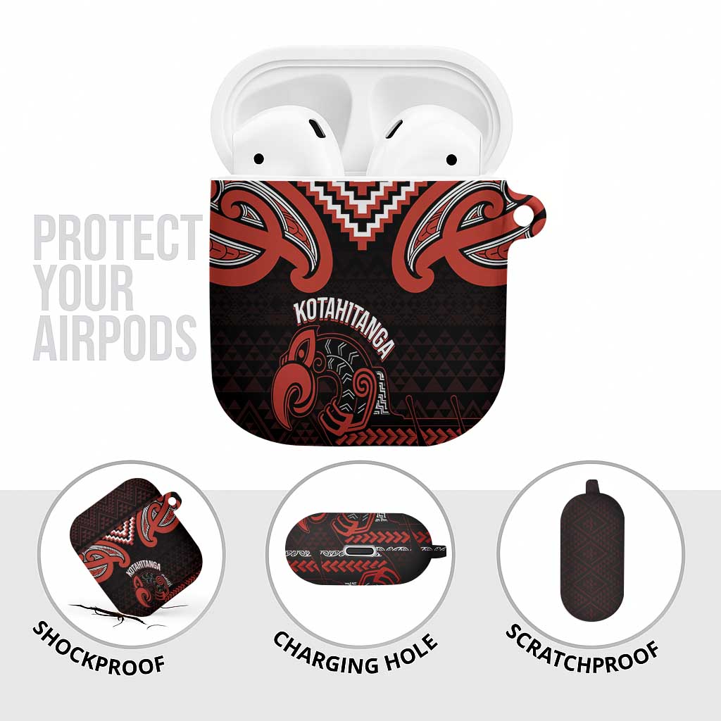 Maori Waitangi AirPods Case Kotahitanga Poutama Mix Whakairo - Polynesian Pride